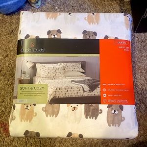 Pug sheet set (Queen)